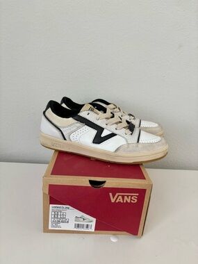 Vans Lowland CC JMP from Serio collection White Black Cream Skate Sneakers